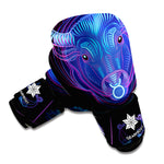 Taurus And Astrological Signs Print Boxing Gloves