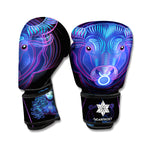 Taurus And Astrological Signs Print Boxing Gloves