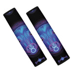 Taurus And Astrological Signs Print Car Seat Belt Covers