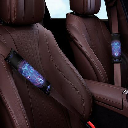 Taurus And Astrological Signs Print Car Seat Belt Covers