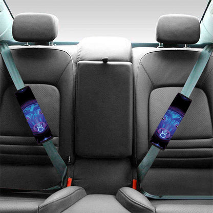Taurus And Astrological Signs Print Car Seat Belt Covers
