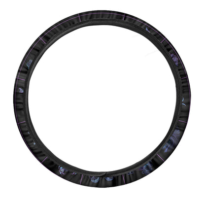Taurus And Astrological Signs Print Car Steering Wheel Cover