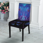 Taurus And Astrological Signs Print Dining Chair Slipcover