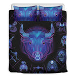 Taurus And Astrological Signs Print Duvet Cover Bedding Set