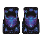 Taurus And Astrological Signs Print Front Car Floor Mats