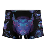 Taurus And Astrological Signs Print Men's Boxer Briefs