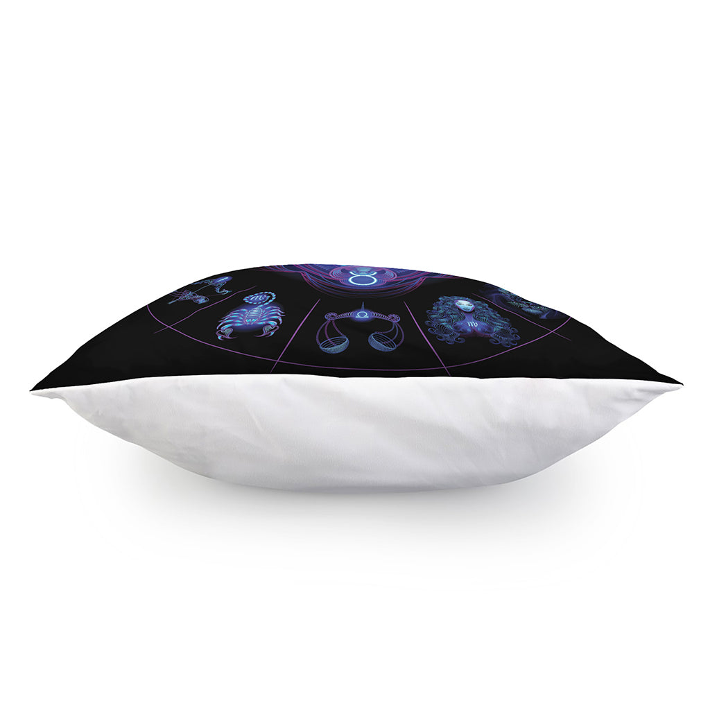 Taurus And Astrological Signs Print Pillow Cover