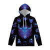 Taurus And Astrological Signs Print Pullover Hoodie