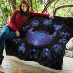 Taurus And Astrological Signs Print Quilt