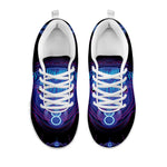 Taurus And Astrological Signs Print White Sneakers