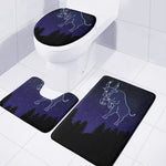 Taurus Constellation Print 3 Piece Bath Mat Set