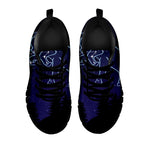 Taurus Constellation Print Black Sneakers