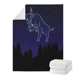 Taurus Constellation Print Blanket