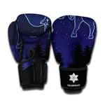 Taurus Constellation Print Boxing Gloves