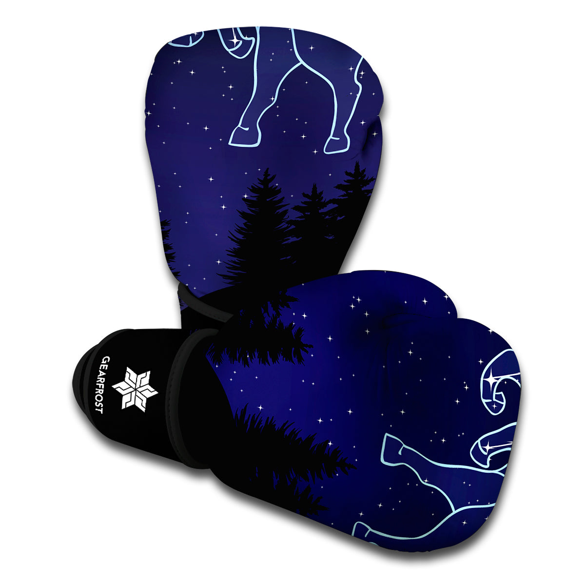 Taurus Constellation Print Boxing Gloves