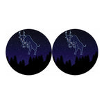 Taurus Constellation Print Car Coasters