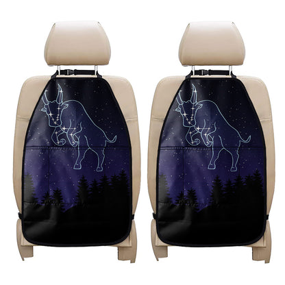 Taurus Constellation Print Car Seat Organizers