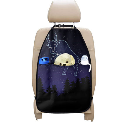 Taurus Constellation Print Car Seat Organizers
