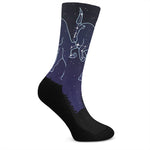 Taurus Constellation Print Crew Socks