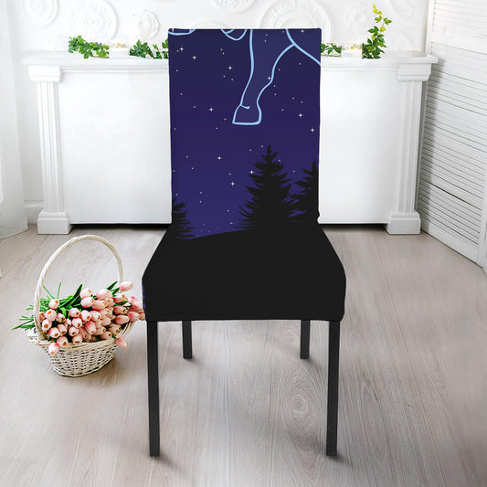 Taurus Constellation Print Dining Chair Slipcover