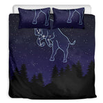 Taurus Constellation Print Duvet Cover Bedding Set