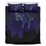 Taurus Constellation Print Duvet Cover Bedding Set