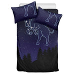 Taurus Constellation Print Duvet Cover Bedding Set