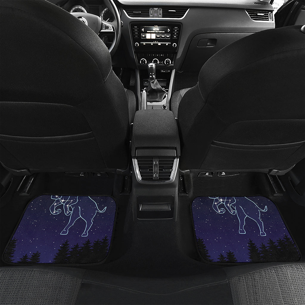 Taurus Constellation Print Front and Back Car Floor Mats