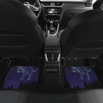 Taurus Constellation Print Front and Back Car Floor Mats