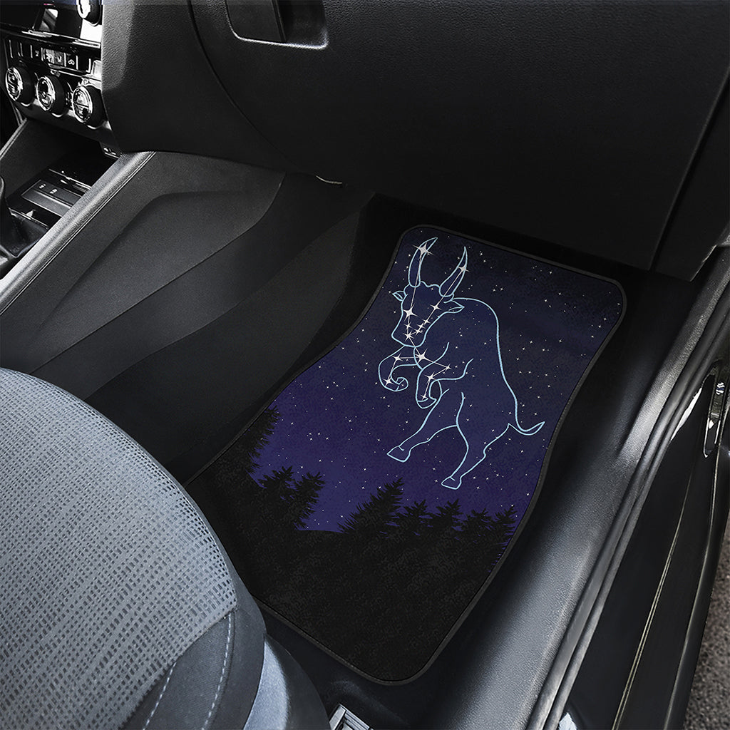 Taurus Constellation Print Front and Back Car Floor Mats