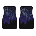 Taurus Constellation Print Front Car Floor Mats