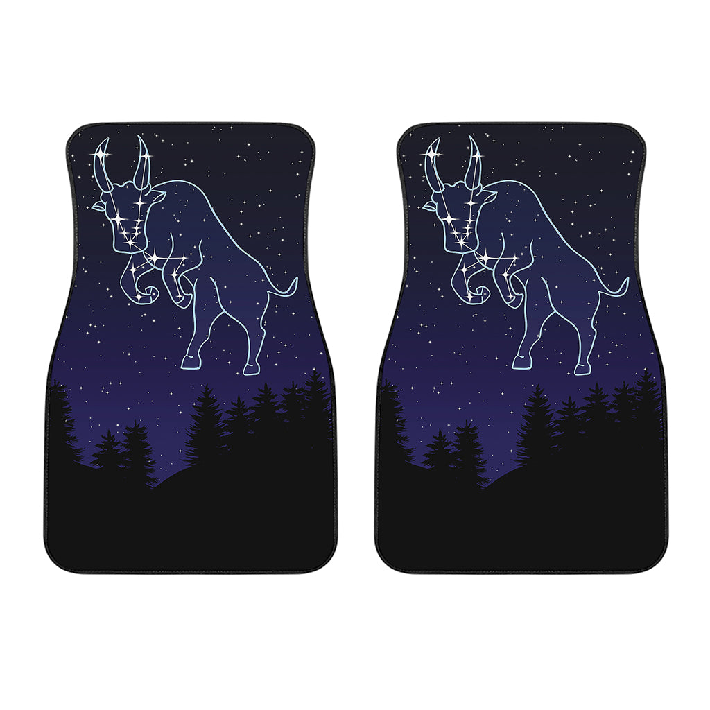 Taurus Constellation Print Front Car Floor Mats