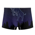 Taurus Constellation Print Men's Boxer Briefs