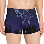 Taurus Constellation Print Men's Boxer Briefs