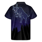 Taurus Constellation Print Men's Short Sleeve Shirt