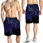 Taurus Constellation Print Men's Shorts