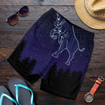 Taurus Constellation Print Men's Shorts