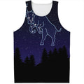 Taurus Constellation Print Men's Tank Top