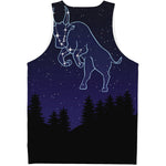 Taurus Constellation Print Men's Tank Top