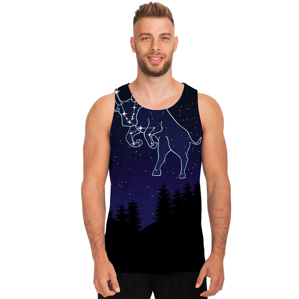 Taurus Constellation Print Men's Tank Top