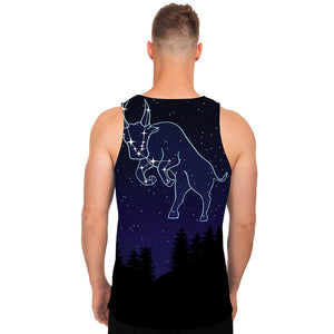 Taurus Constellation Print Men's Tank Top