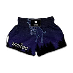 Taurus Constellation Print Muay Thai Boxing Shorts