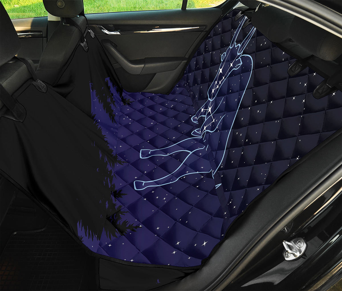 Taurus Constellation Print Pet Car Back Seat Cover