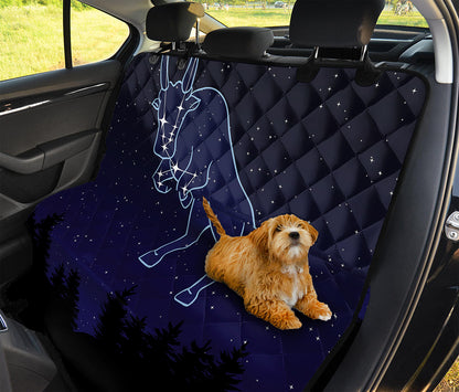 Taurus Constellation Print Pet Car Back Seat Cover