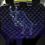 Taurus Constellation Print Pet Car Back Seat Cover
