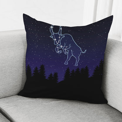 Taurus Constellation Print Pillow Cover