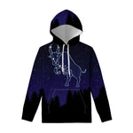 Taurus Constellation Print Pullover Hoodie