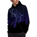 Taurus Constellation Print Pullover Hoodie