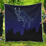 Taurus Constellation Print Quilt