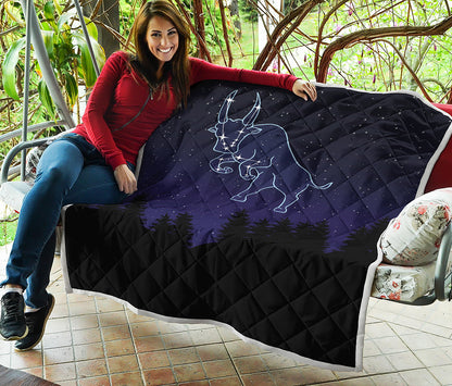 Taurus Constellation Print Quilt